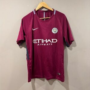 Nike Manchester City Away 2017-2018 Stadium Football Soccer Jersey
